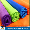 Professional grade plain dyed microfiber sports towels